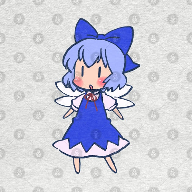 Mudwizard draws the atai cirno sofubi figurine / touhou memes by mudwizard